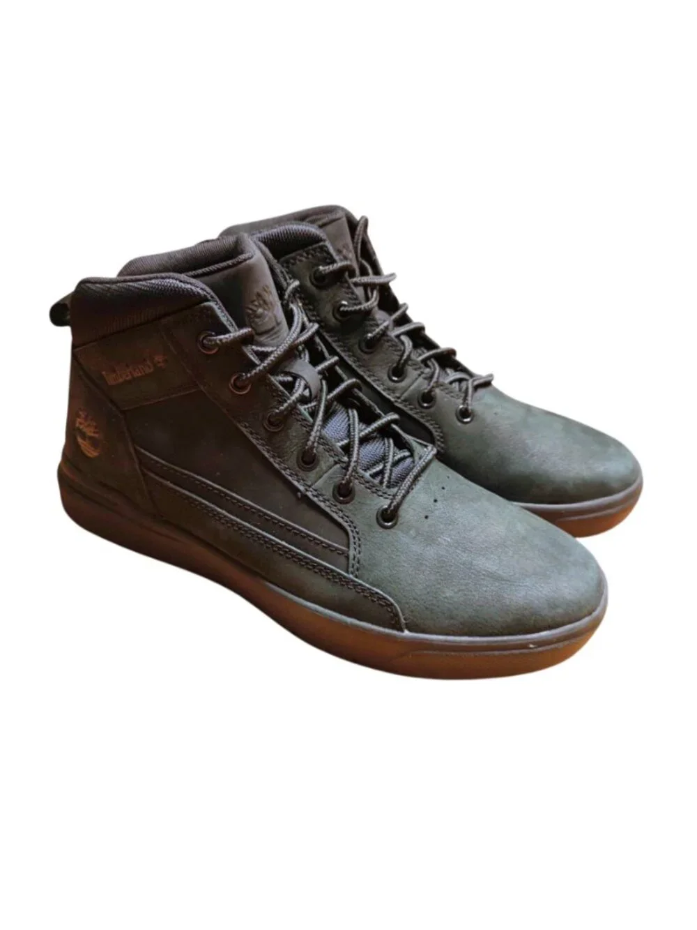 Timberland Men's Allston Mid Lace Sneakers Size 8.5 Nubuck Leather TB0A69V5EQ4